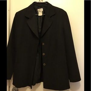 Charcoal gray blazer